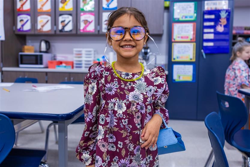 Jordan Elementary students celebrate the 100th day of school
